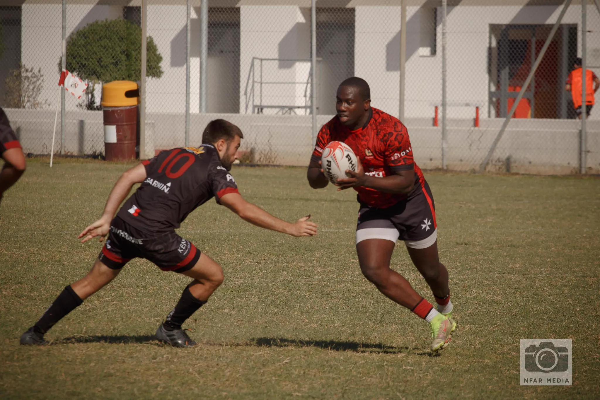 Stompers Rugby match action on the pitch