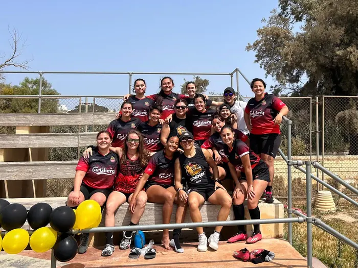 Stompers Rugby women's team photo